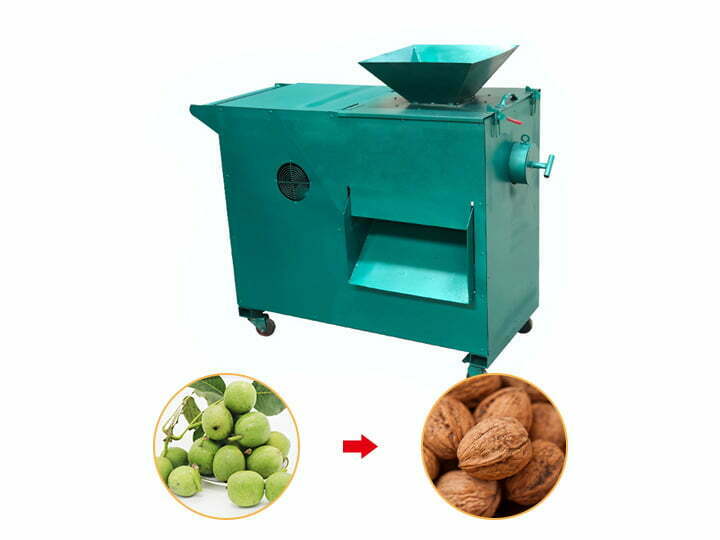 green walnut skin peeling machine