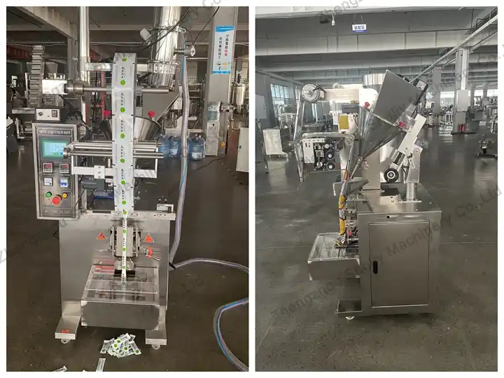 Máquina de embalagem de cacau em pó