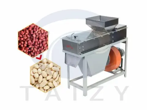 Dry type peanut skin peeling machine