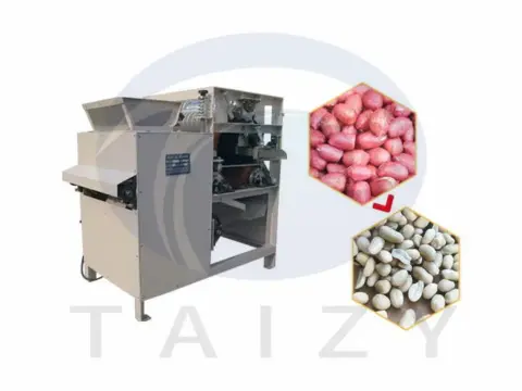 Wet type peanut skin peeling machine