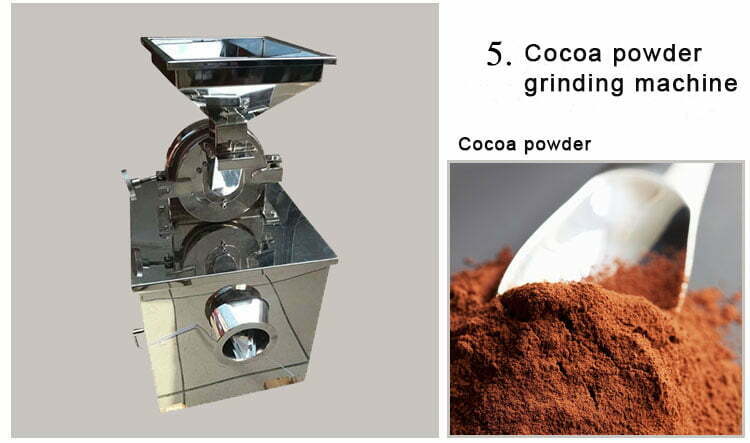 Cocoa powder grinding machine