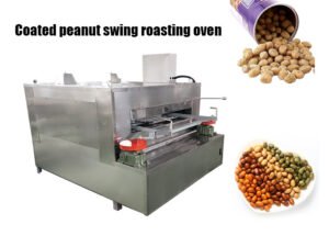 Coated peanut swing roasting oven