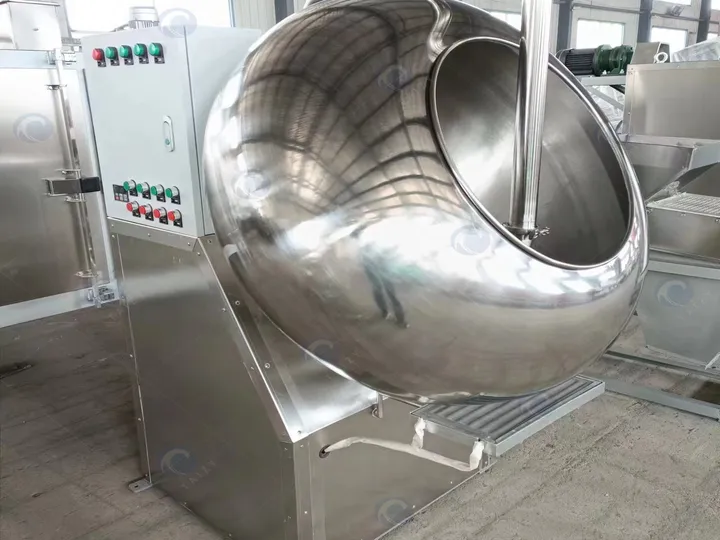 花生裹衣机|花生粉裹衣机6 Peanut enrobing machine