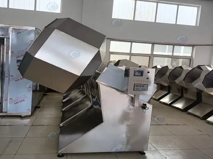Peanut coating seasoning machine
