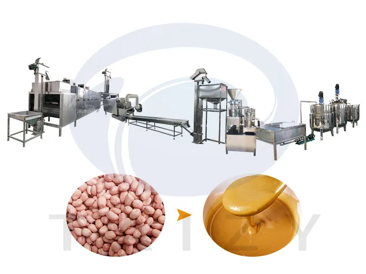 Automatic peanut candy production line peanut brittle production line