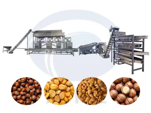 Fully Automatic Hulled Almond Processing Line 10 Fully automatic hulled almond processing line