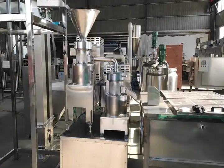 خط تولید کره بادام‌زمینی کاملاً خودکار