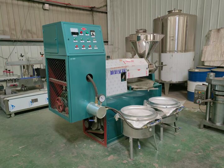 Cold press screw oil press machine