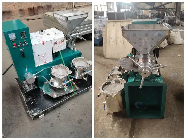 Small screw oil press machine
