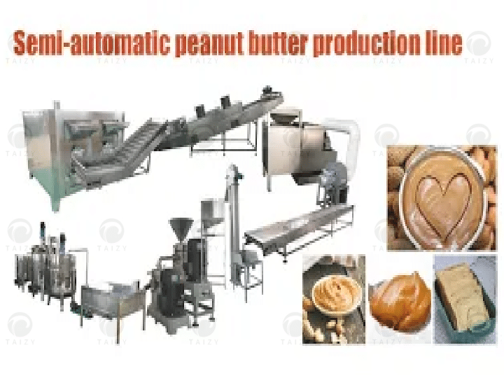 Peanut butter production line