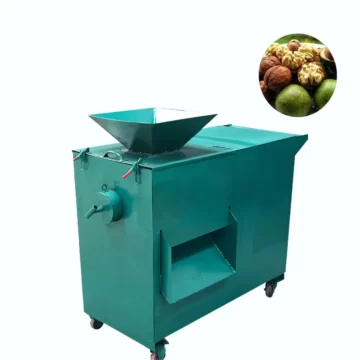 машина для очистки зеленых грецких орехов