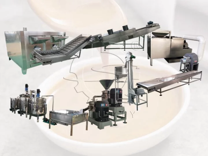 Процесс на заводах по производству арахисового масла