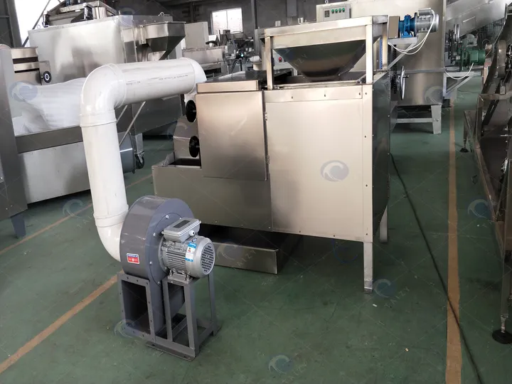 « Ligne de production de bonbons aux arachides | Machine à faire du caramel d'arachide » — Machines de traitement des noix Taizy Machine à éplucher les arachides