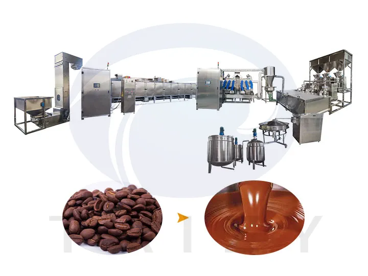 Ligne de production de pâte de cacao 6 Ligne de production de pâte de cacao