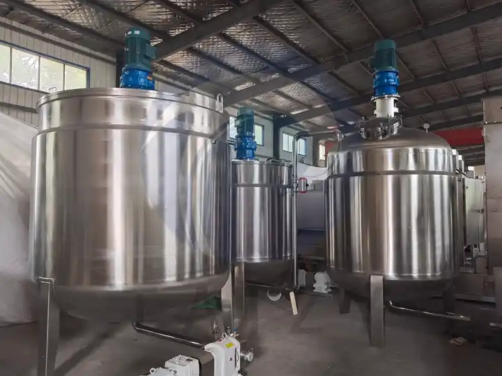 Linha de Produção de Pasta de Cacao 6 tanques de armazenamento
