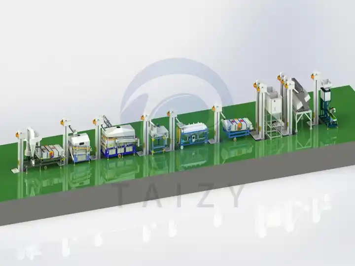 Cocoa Bean Cleaning Line 4 Cocoa bean cleaning and sorting process