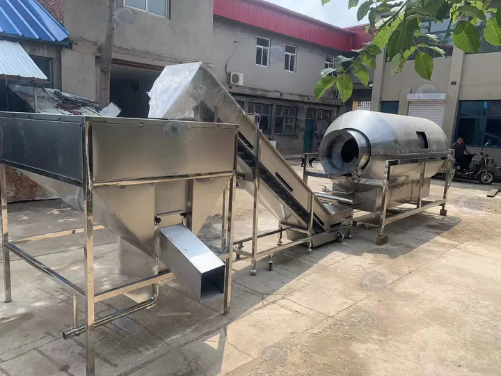 Hazelnut Slitting Production Line 10 Hazelnut processing line