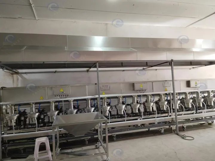 Hazelnut Slitting Production Line 12 Hazelnut slitting and cracking line