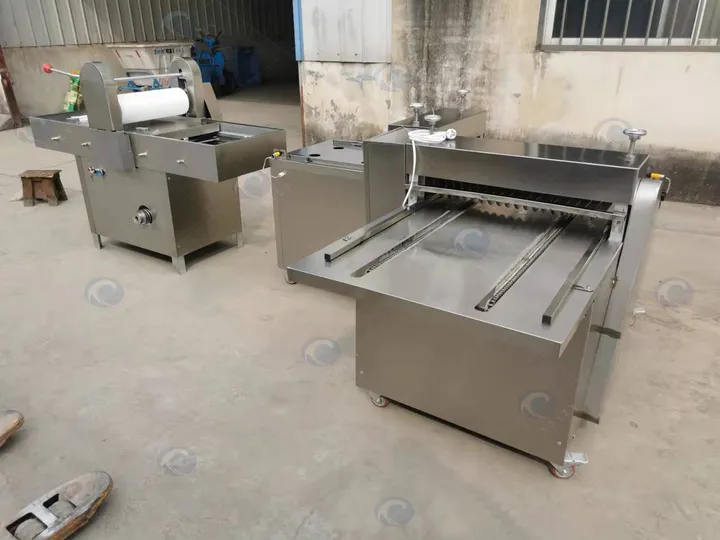 Peanut brittle block production line