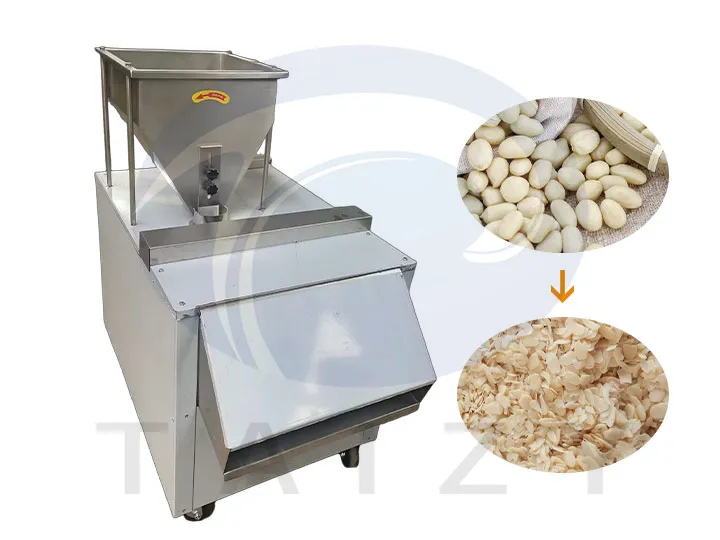 Peanut slicing machine