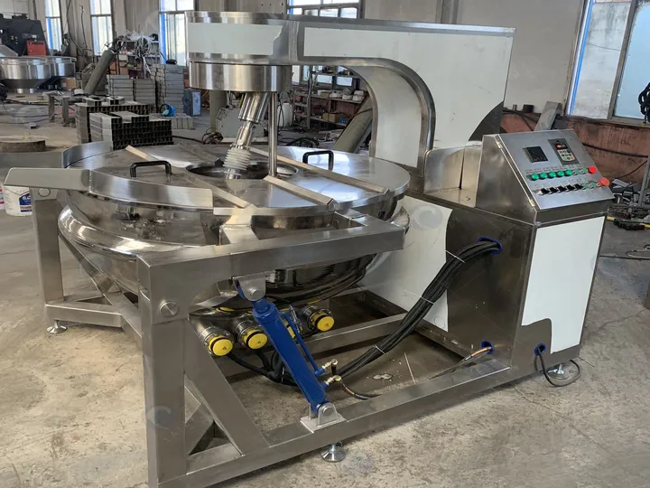 Commercial planetary cooking kettle