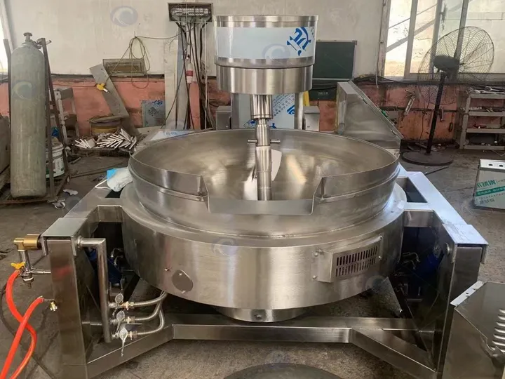 High viscosity material cooking kettle