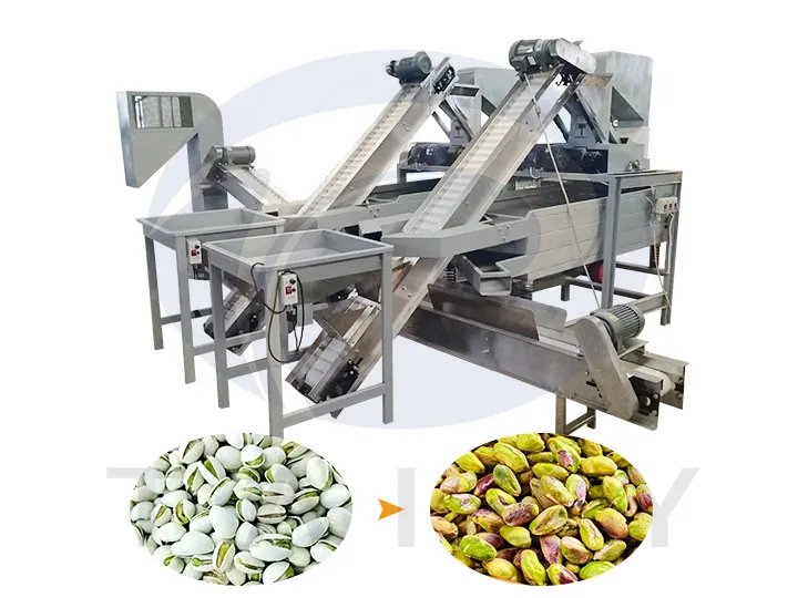 Pistachio Shelling Production Line 10 Machine de coupe de bandes de noyau d'arachide