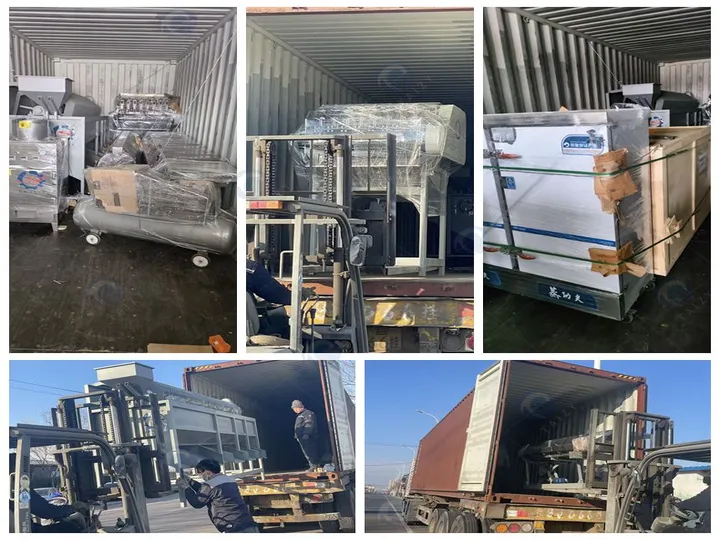 Complete cashew nut processing line successfully shipped to guinea