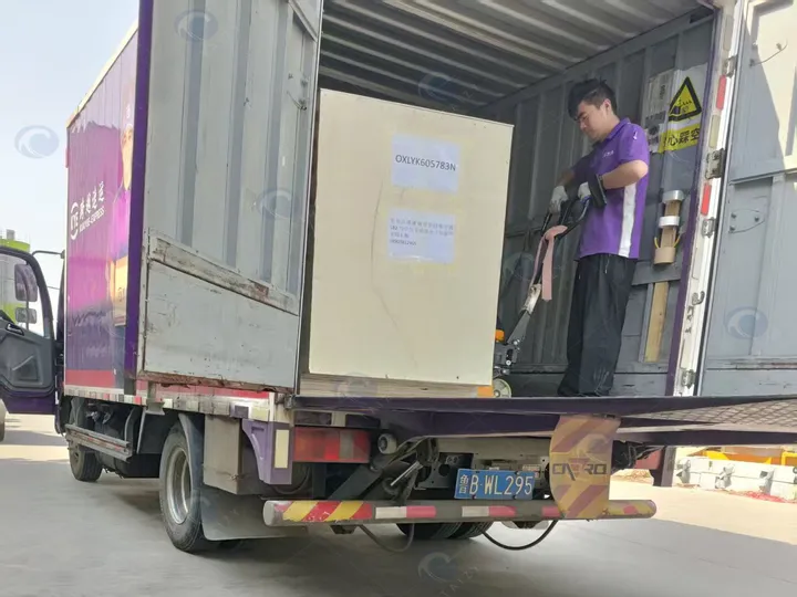 Wet type almond peeling machine shipment