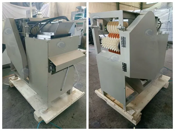 Wet type almond peeling machine wooden pallet ordering