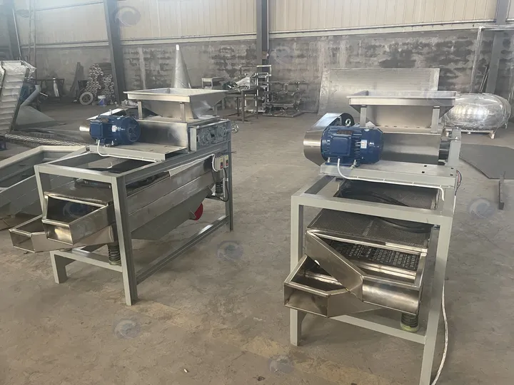 High efficiency macadamia nut shelling machine