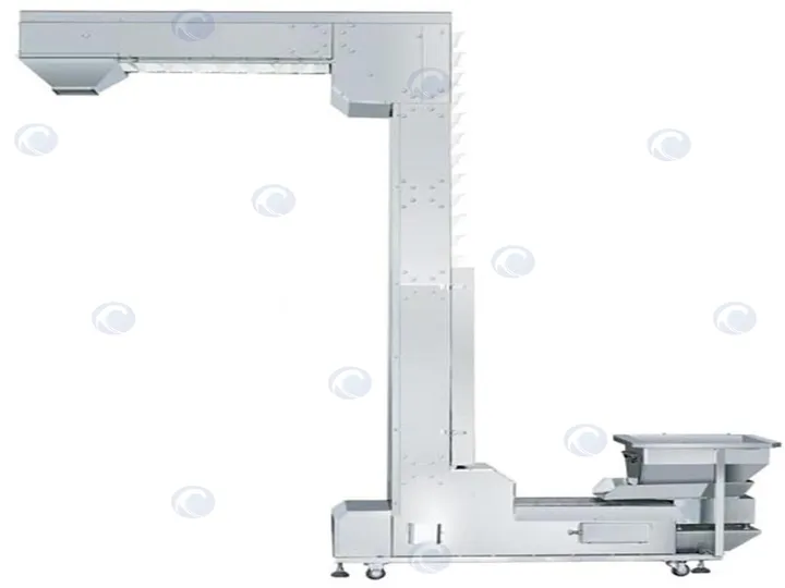 Vibrating feeder and slope conveyor